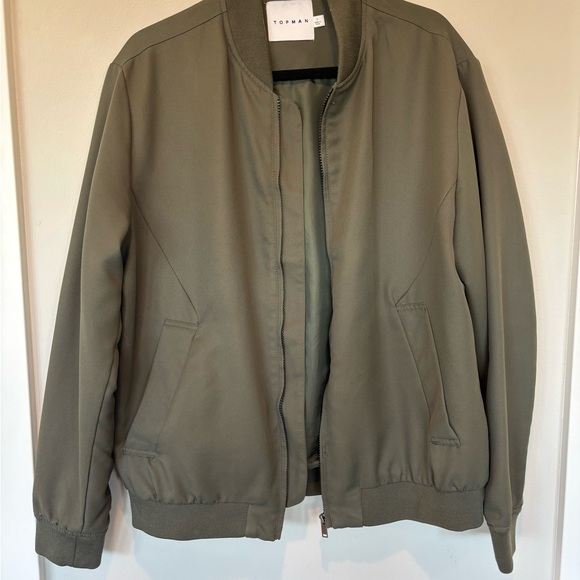 Topman Other - Topman Men's Khaki Bomber Jacket